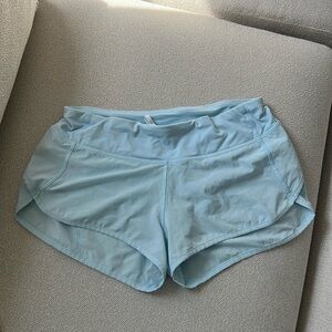 Women's Light Blue Lululemon Shorts